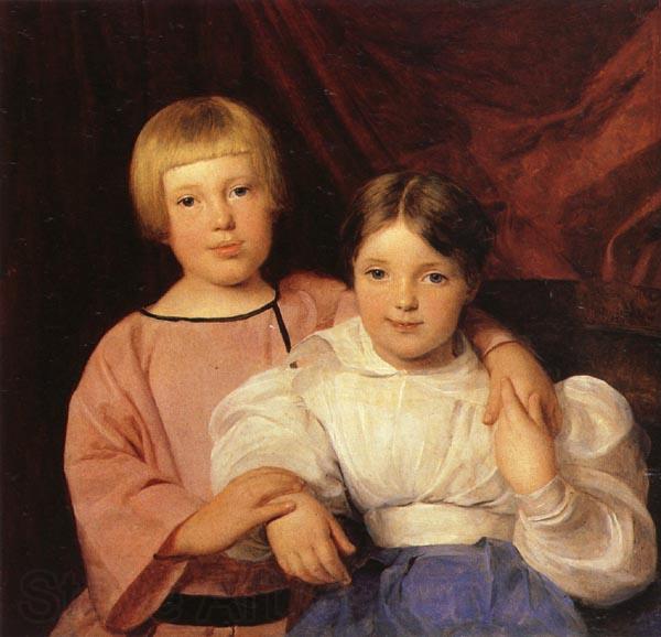 Ferdinand Georg Waldmuller Children Spain oil painting art